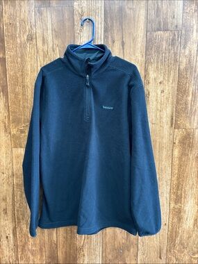 Timberland Men's Dark Navy Quarter-Zip Pullover Sweater